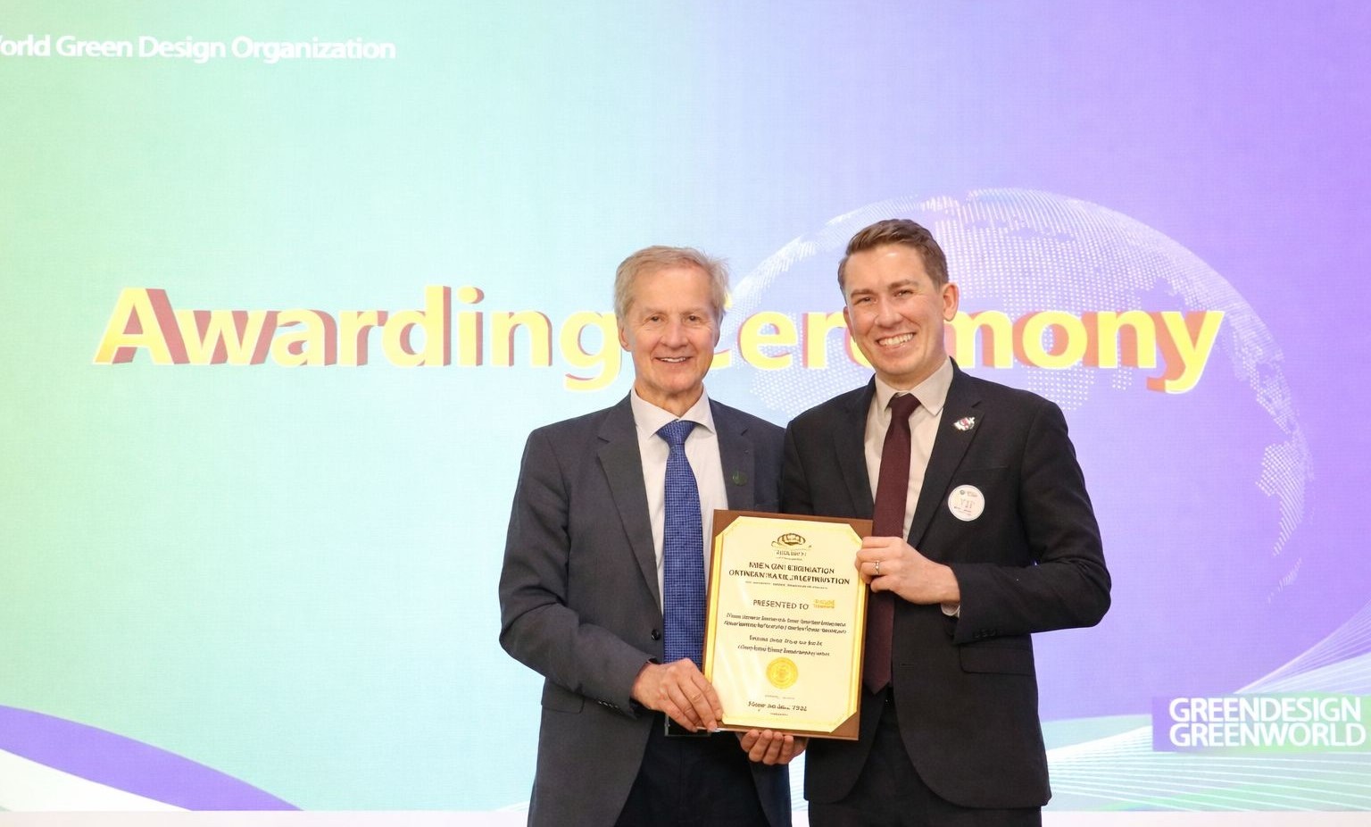 全球示范低碳方案！中天海缆摘得“绿色设计国际大奖”